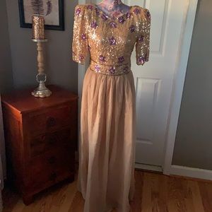 Wow! Vintage Escapades Sequin Gown